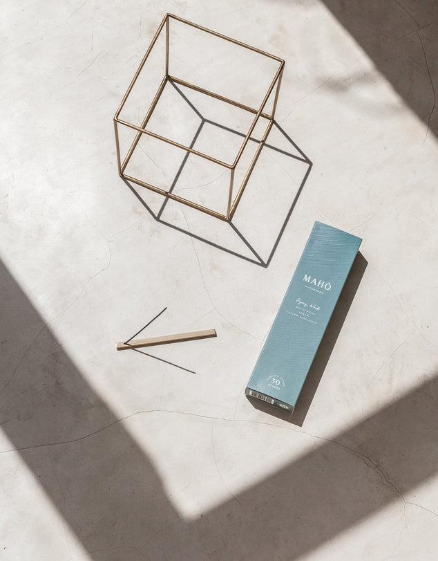 Founded in Melbourne, Australia, MAHŌ Sensory Sticks honour the ancient art and wisdom of burning to awaken the senses and transport the mind to an oasis of inner calm.