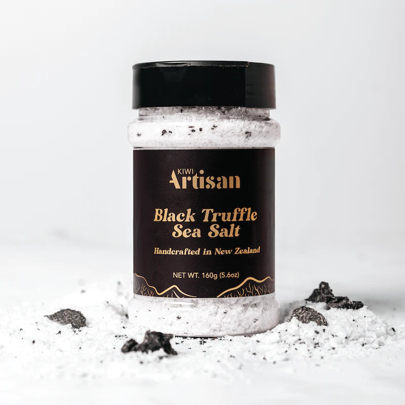 Kiwi Artisan Black Truffle Sea Salt - the good tonic - Whakatane 