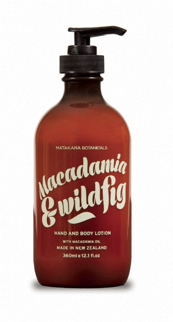 Matakana Botanics - Macadamia & Wild Fig Hand & Body Lotion - the good tonic - Whakatane