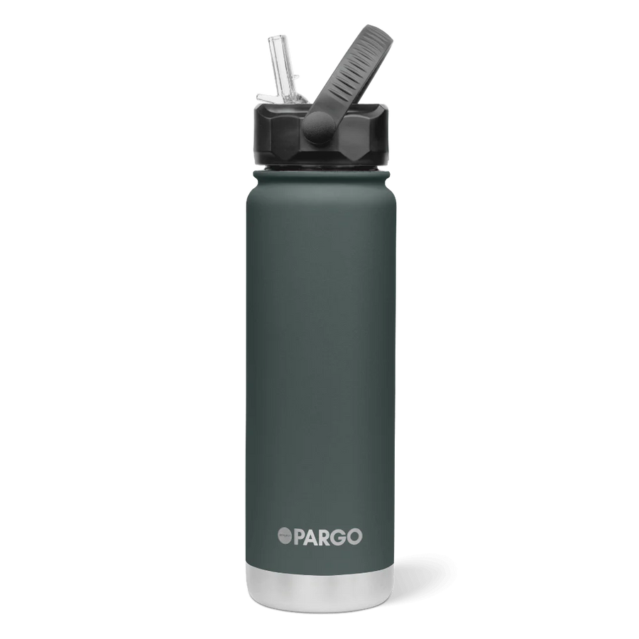 Pargo - 750mL Insulated Bottle with Straw Lid - the good tonic - Whakatane 