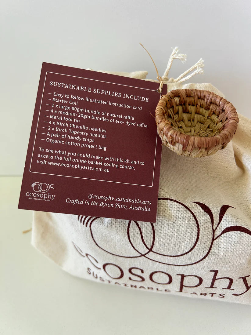 Ecosophy Arts - Basket Coiling Kit - the good tonic - Whakatane