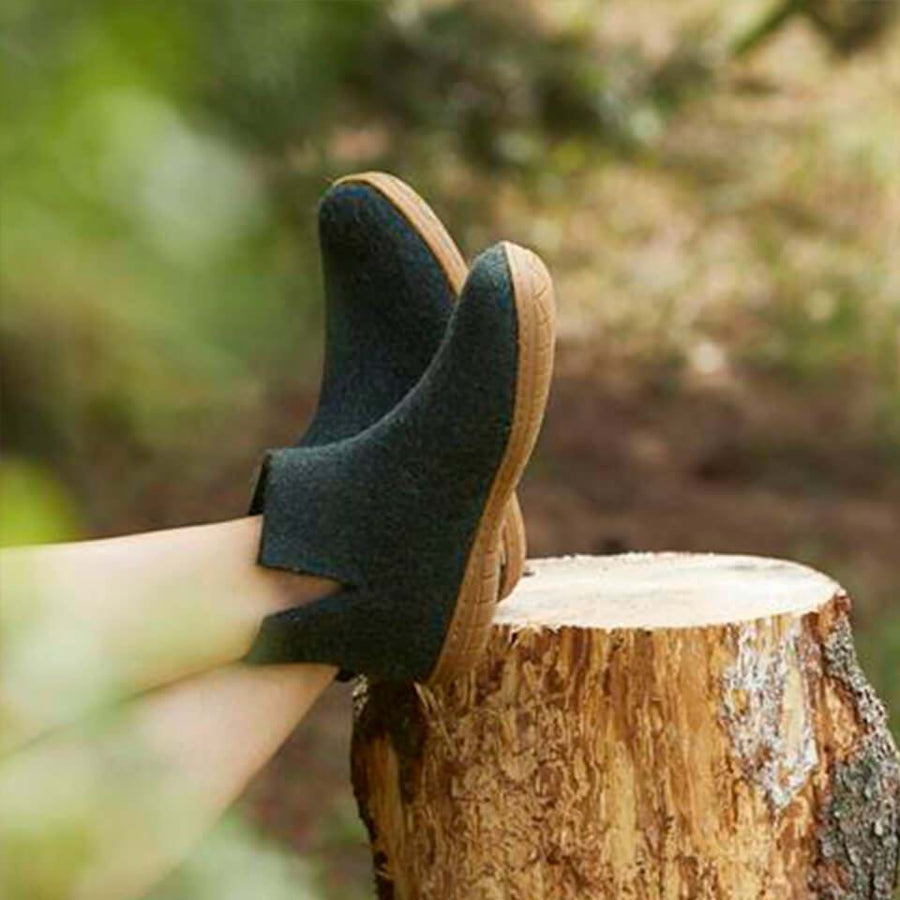 Glerups - Boot with natural rubber sole - Forest- the good tonic