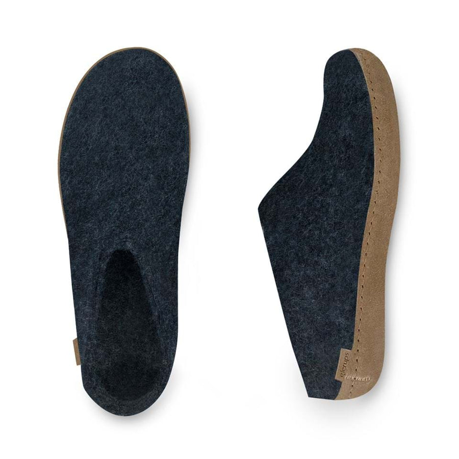 Glerups - Slip-on with leather sole - Denim - the good tonic