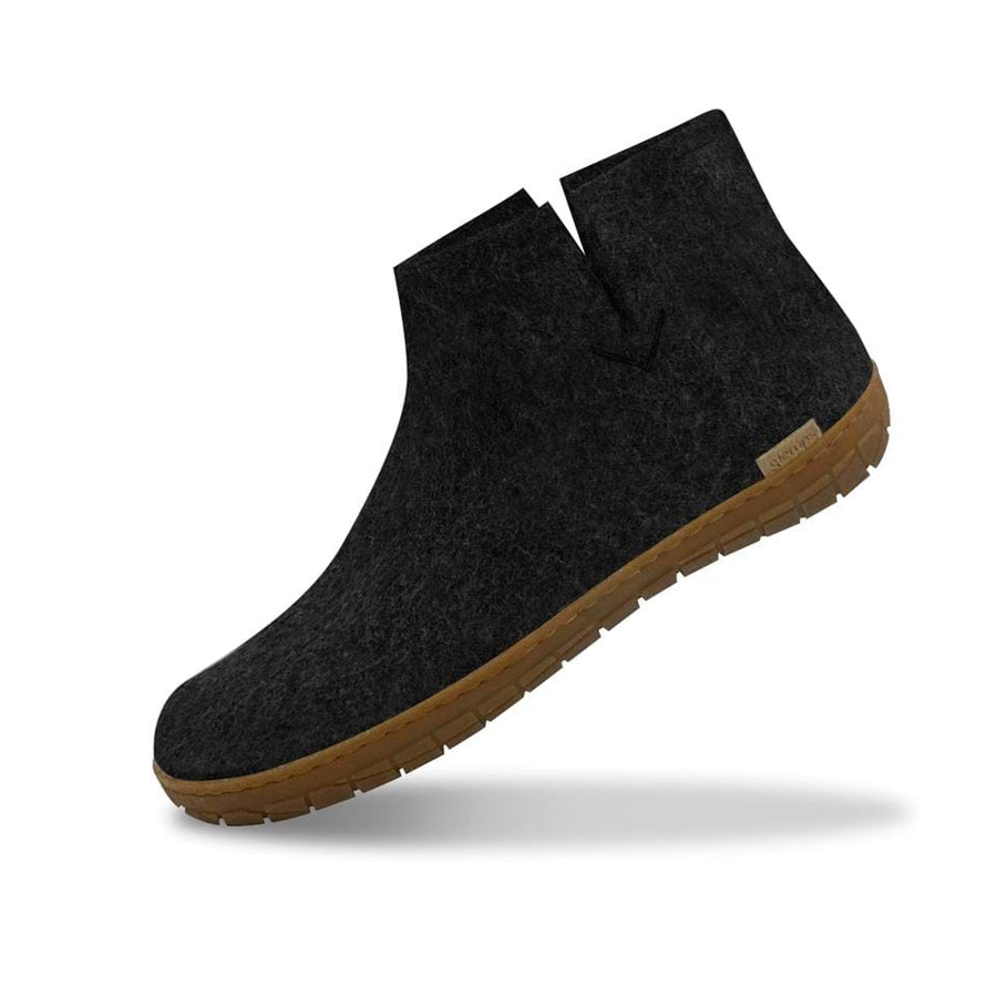 Glerups - Boot with natural rubber sole - Charcoal - the good tonic