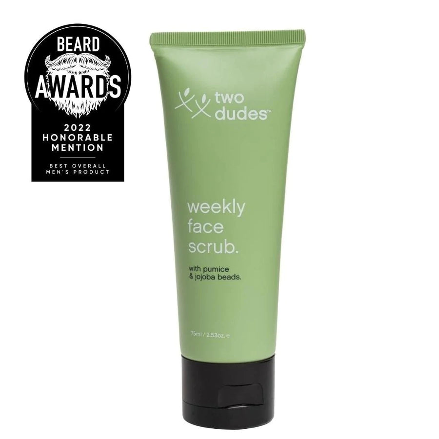 Two Dudes - Weekly Face Scrub - the good tonic - Whakatāne 